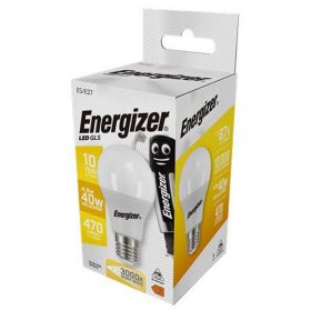   LED izzó, E27, normál gömb, 4,9W (40W), 470lm, 3000K, ENERGIZER