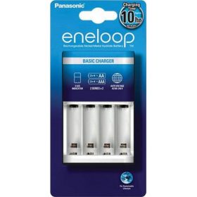   Elemtöltő, AA ceruza/AAA mikro, 2/4, időzítő, PANASONIC "Eneloop"