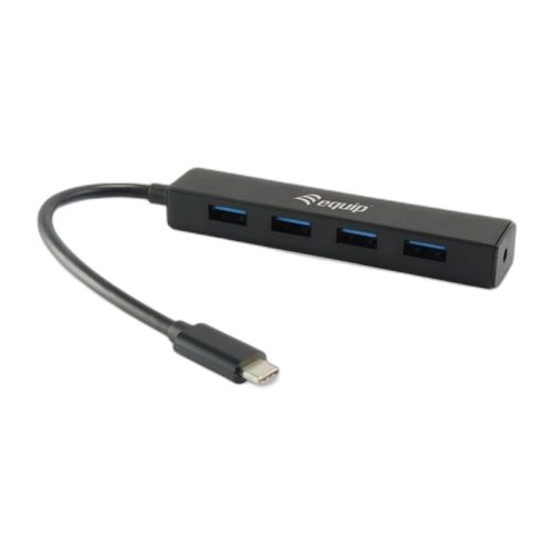 USB elosztó-HUB, USB-C, 4 port, USB 3.2, EQUIP "Life"