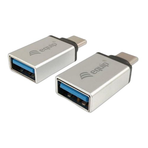 Adapter, USB-C-USB-A átalakító, 2 db, EQUIP