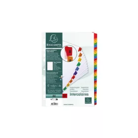 Regiszter, karton, A4, 1-31, EXACOMPTA, fehér