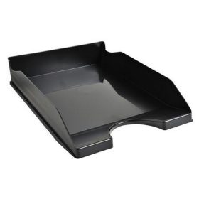   Irattálca, műanyag, A4, EXACOMPTA "EcoBlack", fekete