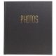 Fotóalbum, 29x32 cm, 30 lap, EXACOMPTA "Office By Me", fekete
