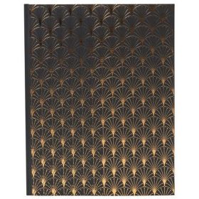   Vendégkönyv, 27x22 cm, 50 lap, EXACOMPTA "Neo Deco", fekete