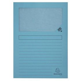   Mappa, ablakos, karton, EXACOMPTA "Forever®", kék