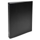 Gyűrűs könyv, 4 gyűrű, 40 mm, A4, karton, EXACOMPTA, fekete