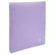Gyűrűs könyv, 4 gyűrű, 40 mm, A4, PP, EXACOMPTA, pasztell lila