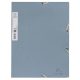 Gumis mappa, prespán, A4, 15 mm, EXACOMPTA, "Autentik", szürkéskék