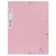 Gumis mappa, prespán, A4, 15 mm, EXACOMPTA, "Autentik", rózsaszín