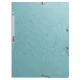 Gumis mappa, prespán, A4, EXACOMPTA "Skandi", jégkék