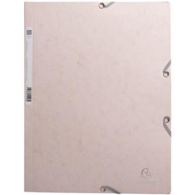   Gumis mappa, prespán, A4, EXACOMPTA "Skandi", nude