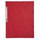Gumis mappa, prespán, A4, EXACOMPTA, piros