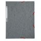 Gumis mappa, prespán, A4, EXACOMPTA, sötét szürke