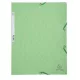 Gumis mappa, prespán, A4, EXACOMPTA, lágy zöld