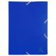 Gumis mappa, PP, A4, EXACOMPTA "Opaque", kék