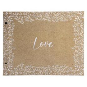   Fotóalbum, csavarozott gerincű, 37x29 cm, 20 lap, EXACOMPTA "Kraft"