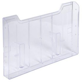   Katalógustartó fali elem, A4, fekvő, EXACOMPTA "Office", áttetsző