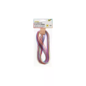   Színes damil, 100 cm, FOLIA "Glitter mix", 50 különböző csillámos szín