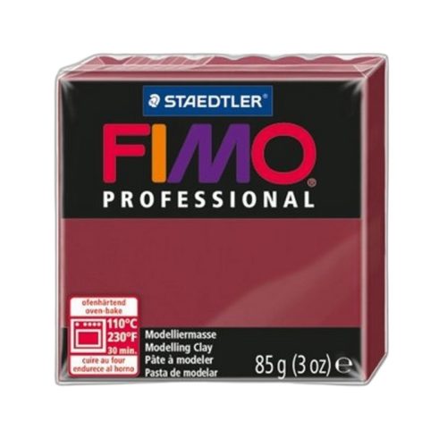 Gyurma, 85 g, égethető, FIMO "Professional", bordó