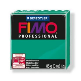   Gyurma, 85 g, égethető, FIMO "Professional", intenzív zöld