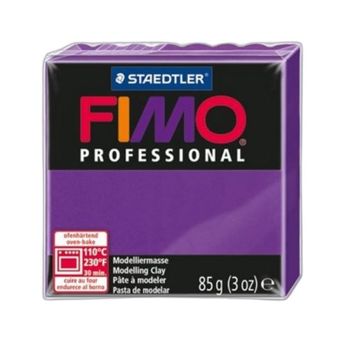 Gyurma, 85 g, égethető, FIMO "Professional", lila