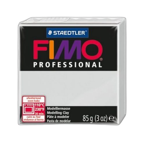 Gyurma, 85 g, égethető, FIMO "Professional", delfinszürke