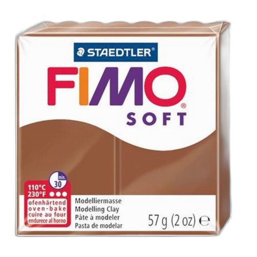 Gyurma, 57 g, égethető, FIMO "Soft", karamell