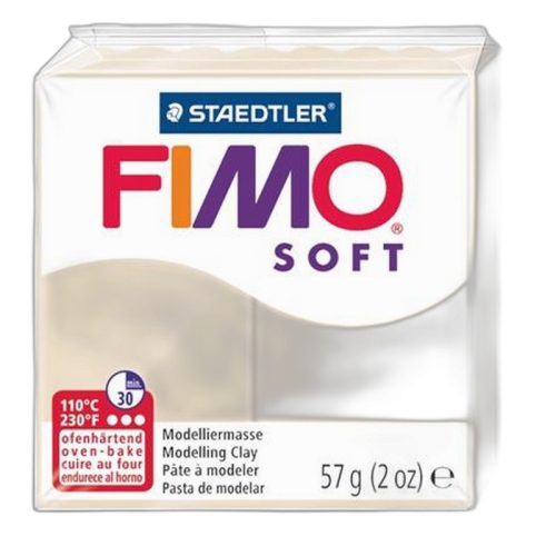 Gyurma, 57 g, égethető, FIMO "Soft", szahara