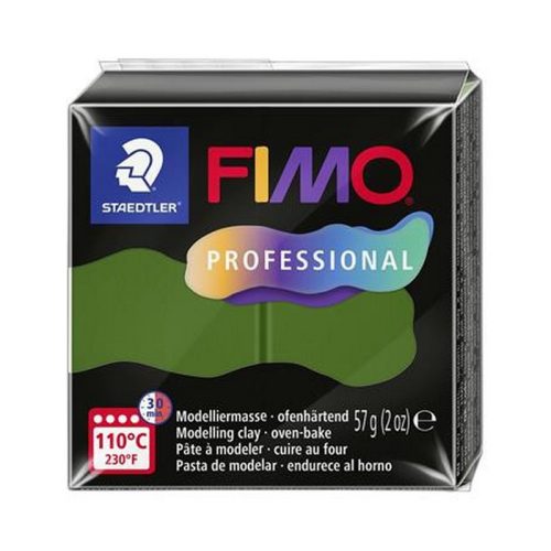 Gyurma, 57 g, égethető, FIMO "Professional", levélzöld