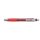 Zseléstoll, 0,25 mm, nyomógombos, FLEXOFFICE, "G.master", piros