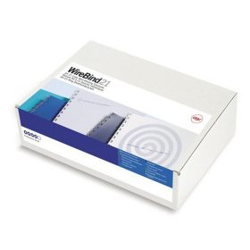   Spirál, fém, 2:1, 8 mm, 70 lap, GBC "MultiBind 21", fehér