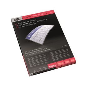   Meleglamináló fólia, 75 mikron, A4, fényes, GBC "High Speed"