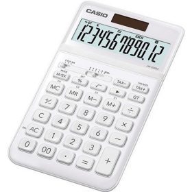   Számológép, asztali, 12 számjegy, CASIO "JW 200SC", fehér