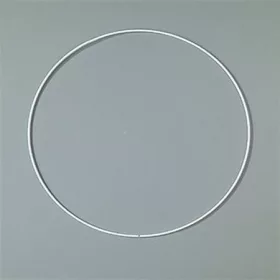 Fém karika, fehér, EFCO, 25 cm
