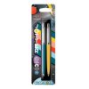   Golyóstoll szett, 0,7 mm, ezüst színű klip, kék és sárga tolltest, PARKER "Jotter Glam Roc...