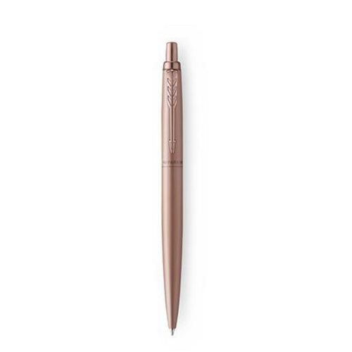 Golyóstoll, 0,7 mm, nyomógombos, rózsaszín klip, rózsaszín tolltest, PARKER, "Royal Jotter...