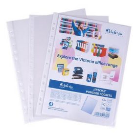   Genotherm, lefűzhető, A4+, 55 mikron, víztiszta, VICTORIA OFFICE