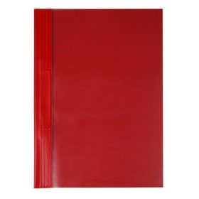   Gyorsfűző, kemény hátlappal, PVC, A4, VICTORIA OFFICE, piros