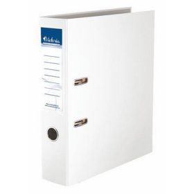   Iratrendező, 75 mm, A4, PP/karton, VICTORIA OFFICE, "Basic", fehér