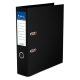 Iratrendező, 75 mm, A4, PP/PP, élvédő sínnel, VICTORIA OFFICE, "Premium", fekete