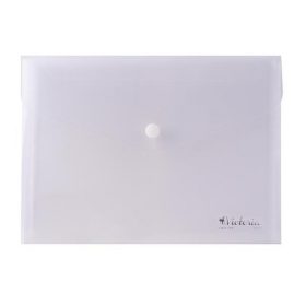  Irattartó tasak, A5, PP, patentos, VICTORIA OFFICE, áttetsző