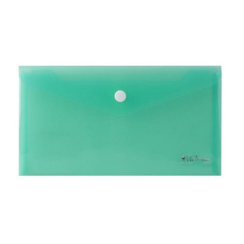 Irattartó tasak, DL, PP, patentos, VICTORIA OFFICE, zöld