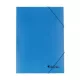 Gumis mappa, karton, A4, VICTORIA OFFICE, kék
