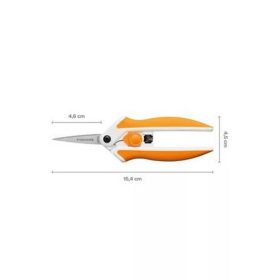   Varróolló, 15 cm, FISKARS "EasyAction™", narancssárga
