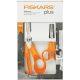 Olló készlet, FISKARS "Classic", narancssárga