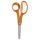 Olló, iskolai, 13 cm, FISKARS "First", narancssárga