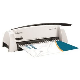   Spirálozógép, műanyag spirálkötéshez, manuális, 120 lap, FELLOWES "Starlet 2+"