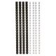 Spirál, műanyag, 6 mm, 10-20 lap, FELLOWES, 25 db, fekete