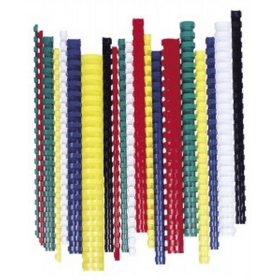   Spirál, műanyag, 38 mm, 281-340 lap, FELLOWES, 50 db, fekete