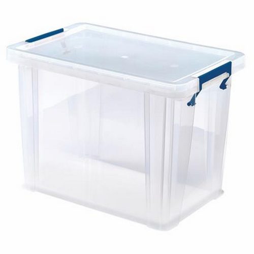 Műanyag tároló doboz, átlátszó, 18,5 liter, FELLOWES, "ProStore"